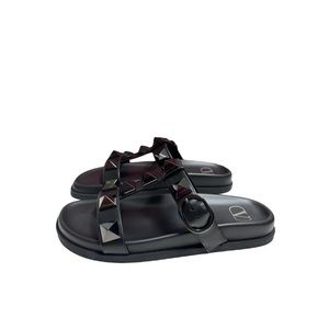 Valentino Roman Stud Leather Sandal